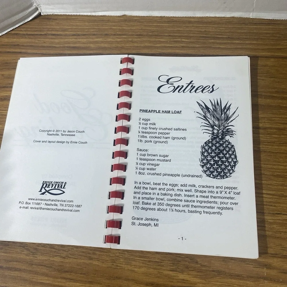 VTG Good Cooking 101 On The Road Recipes Cookbook Jason Couch Nuri Press Comb